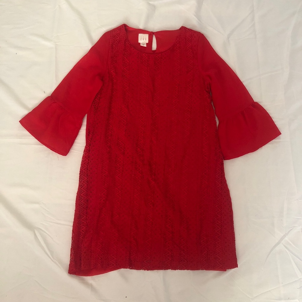 Girls Red Dress